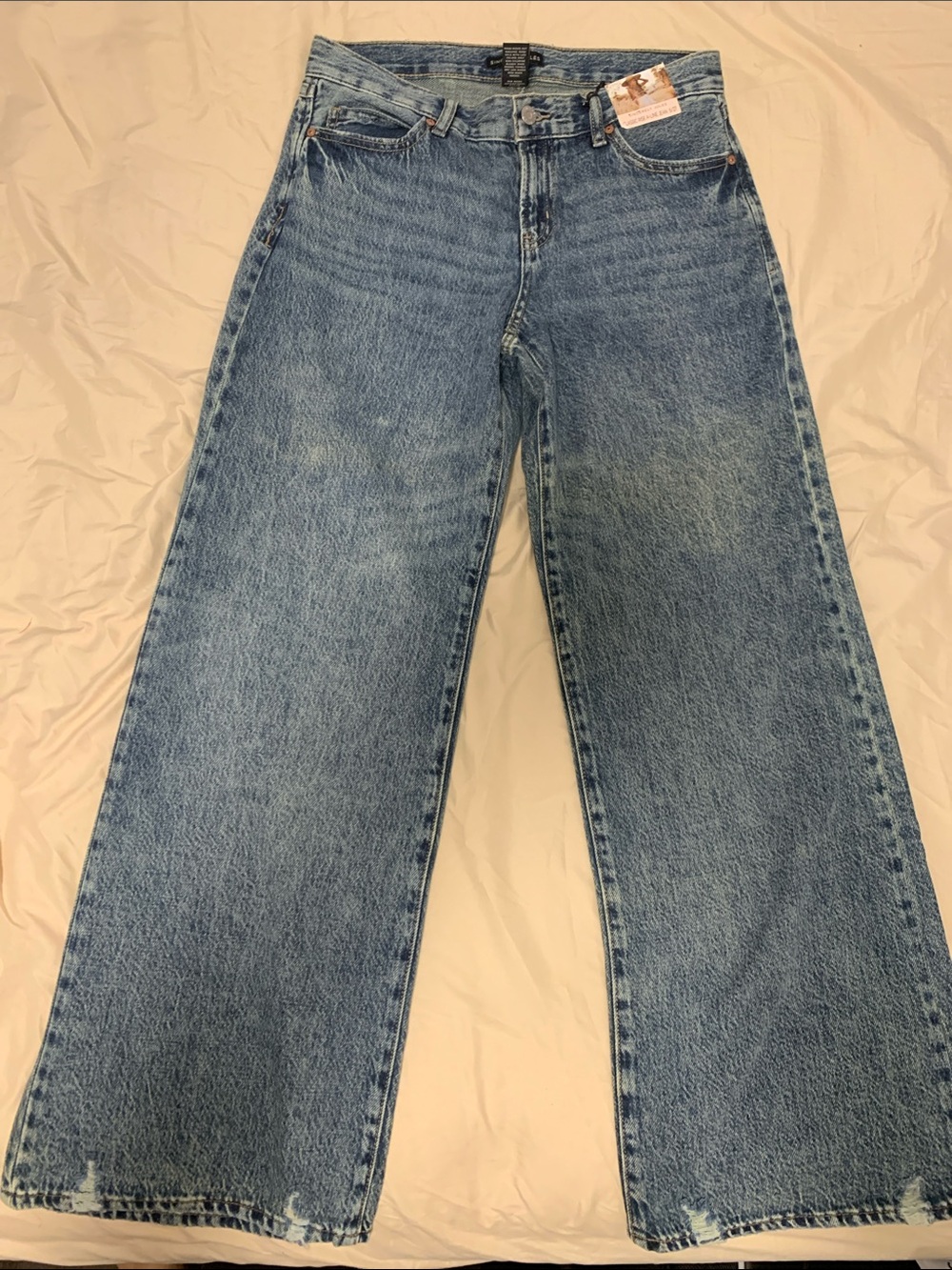 Sincerely Jules Men's Bootcut Jeans in Light Blue Denim